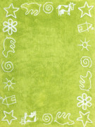 moshat� pamutsz�nyeg - z�ld sz�l�n csillagos, h�zik�s z�ld sz�l�n csillagos, h�zik�s